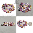 Multi Sapphire Gemstone Rose Cut : Natural Untreated Unheated Sapphire Multi Color Egg Shape 39pcs Lot