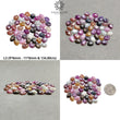 Multi Sapphire Gemstone Rose Cut : Natural Untreated Unheated Sapphire Multi Color Egg Shape Lot