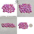 Ruby & Multi Sapphire Gemstone Rose Cut : Natural Untreated Unheated Sapphire Multi Color Egg Shape Lot