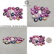 Multi Sapphire Gemstone Rose Cut : Natural Untreated Unheated Sapphire Multi Color Egg Shape Lot