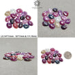 Multi Sapphire Gemstone Rose Cut : Natural Untreated Unheated Sapphire Multi Color Egg Shape Lot