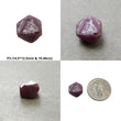 Record Keeper Ruby Gemstone Crystal : Natural Untreated Unheated Red Ruby Triangle Formative Specimen