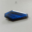 Rainbow Flashing Labradorite Gemstone Fancy Cut : Natural Untreated Unheated Blue Labradorite Both Side Faceted Uneven Baguette Shape 1pc