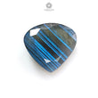 Labradorite Cabochon Fancy Cut : 15.00cts Natural Untreated Unheated Blue Labradorite Heart Shape 1pc For Jewelry 18*19mm