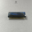 Labradorite Cabochon Fancy Cut : 16.90cts Natural Untreated Unheated Blue Labradorite  Baguette Shape 1pc For Jewelry 24*14mm