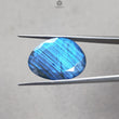 Labradorite Cabochon Fancy Cut : 18.60cts Natural Untreated Unheated Blue Labradorite Uneven Shape 1pc For Jewelry 24*18mm