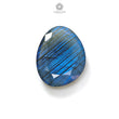 Labradorite Cabochon Fancy Cut : 18.60cts Natural Untreated Unheated Blue Labradorite Uneven Shape 1pc For Jewelry 24*18mm