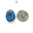 Labradorite Cabochon Fancy Cut : 18.60cts Natural Untreated Unheated Blue Labradorite Uneven Shape 1pc For Jewelry 24*18mm