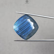 Labradorite Cabochon Fancy Cut : 21.40cts Natural Untreated Unheated Blue Labradorite  Cushion Shape 1pc For Jewelry 21mm