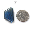 Labradorite Cabochon Fancy Cut : 23.30cts Natural Untreated Unheated Blue Labradorite Trapezium Shape 1pc For Jewelry 31*18mm