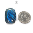 Labradorite Cabochon Fancy Cut : 26.00cts Natural Untreated Unheated Blue Labradorite Cushion Shape 1pc For Jewelry 26*18mm