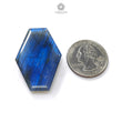 Labradorite Cabochon Fancy Cut: 45.00cts Natural Untreated Unheated Blue Labradorite Uneven Shape 1pc For Jewelry 39*26mm