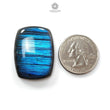 Blue Labradorite Gemstone Cabochon: Natural Untreated Labradorite Cushion Shape 1pc For Jewelry