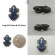 Blue Labradorite Gemstone Carving: Natural Untreated Unheated Labradorite Hand Carved Tortoise, Frog 1pc For Jewelry