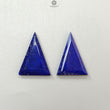 Lapis Lazuli Gemstone Faceted Cut: 23.90cts Natural Untreated Blue Lapis Lazuli Triangle Shape 29.5*22mm Pair September Birthstone