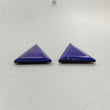 Lapis Lazuli Gemstone Faceted Cut: 23.90cts Natural Untreated Blue Lapis Lazuli Triangle Shape 29.5*22mm Pair September Birthstone