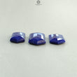 Lapis Lazuli Gemstone Step Cut: 38.20cts Natural Untreated Blue Lapis Lazuli Faceted Hexagon Shape 23*12mm - 27.5*14.5mm 3pcs Set