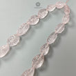 Pink Rose Quartz Loose Beads: 660.00cts Natural Untreated Quartz Fancy Shape Hand Carved Beads 15.5*12.5mm - 31*22mm 20"