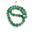 Green Quartz Carving Loose Beads: 164.60cts Natural Untreated Quartz Gemstone Heart Shape Both Side Hand Carved For Jewelry 10mm - 12mm 15"