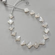 White Moonstone Faceted Loose Beads 36.60cts