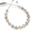 White Moonstone Faceted Loose Beads 31.60cts