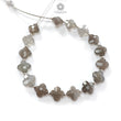 Silver Gray Moonstone Faceted Loose Beads 32.50cts