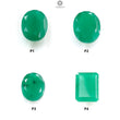 Green Quartz Doublet Faceted Cut : Assembled Quartz Doublet Oval, Cushion Shapes 1pc For Jewelry