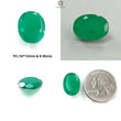 Green Quartz Doublet Faceted Cut : Assembled Quartz Doublet Oval, Cushion Shapes 1pc For Jewelry