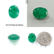 Green Quartz Doublet Faceted Cut : Assembled Quartz Doublet Oval, Cushion Shapes 1pc For Jewelry