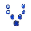 Blue Nanosital Gemstone Faceted Cut: 13.70cts Nanosital Gemstone Faceted Cushion Shape 8*6mm - 10mm 7pcs Lot For Jewelry