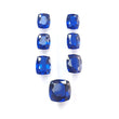 Blue Nanosital Gemstone Faceted Cut: 13.70cts Nanosital Gemstone Faceted Cushion Shape 8*6mm - 10mm 7pcs Lot For Jewelry