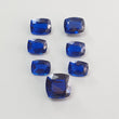 Blue Nanosital Gemstone Faceted Cut: 13.70cts Nanosital Gemstone Faceted Cushion Shape 8*6mm - 10mm 7pcs Lot For Jewelry