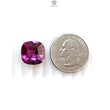 Synthetic Multi Color Gemstones Faceted Cut: Manmade Sapphire, Padparadscha & Garnet Cushion Shape 1pc for Ring/Pendant
