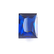 Blue Nanosital Gemstone Faceted Cut: Blue Nanosital Baguette, Cushion & Oval Shapes Faceted 1pc, 2pcs, 3pcs Set For Jewelry