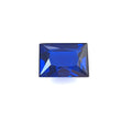 Blue Nanosital Gemstone Faceted Cut: Blue Nanosital Baguette, Cushion & Oval Shapes Faceted 1pc, 2pcs, 3pcs Set For Jewelry