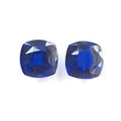 Blue Nanosital Gemstone Faceted Cut: Blue Nanosital Baguette, Cushion & Oval Shapes Faceted 1pc, 2pcs, 3pcs Set For Jewelry