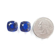 Blue Nanosital Gemstone Faceted Cut: Blue Nanosital Baguette, Cushion & Oval Shapes Faceted 1pc, 2pcs, 3pcs Set For Jewelry