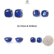 Blue Nanosital Gemstone Faceted Cut: Blue Nanosital Baguette, Cushion & Oval Shapes Faceted 1pc, 2pcs, 3pcs Set For Jewelry