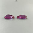 Synthetic Multi Color Gemstones Faceted Cut: Manmade Garnet, Morganite & Sapphire Pear Shape 20*10mm Pair for Jewelry