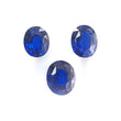 Blue Nanosital Gemstone Faceted Cut: Blue Nanosital Baguette, Cushion & Oval Shapes Faceted 1pc, 2pcs, 3pcs Set For Jewelry