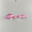 Synthetic Multi Color Gemstones Faceted Cut: Manmade Garnet, Morganite & Sapphire Pear Shape 20*10mm Pair for Jewelry