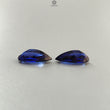 Synthetic Multi Color Gemstones Faceted Cut: Manmade Garnet, Morganite & Sapphire Pear Shape 20*10mm Pair for Jewelry
