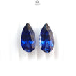 Synthetic Multi Color Gemstones Faceted Cut: Manmade Garnet, Morganite & Sapphire Pear Shape 20*10mm Pair for Jewelry