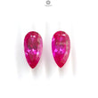 Synthetic Multi Color Gemstones Faceted Cut: Manmade Garnet, Morganite & Sapphire Pear Shape 20*10mm Pair for Jewelry