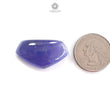 Tanzanite Gemstone Cabochon : 54.20cts Natural Untreated Blue Tanzanite Uneven Shape 18.5*33mm 1pc For Jewelry