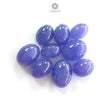 Tanzanite Oval Cabochon : Natural Blue Tanzanite Gemstone Pear Shape