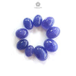 Tanzanite Oval Cabochon : Natural Blue Tanzanite Gemstone Pear Shape