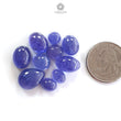 Tanzanite Oval Cabochon : Natural Blue Tanzanite Gemstone Pear Shape