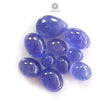 Tanzanite Oval Cabochon : Natural Blue Tanzanite Gemstone Pear Shape