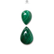 Malachite, Hematite & Smoky Quartz Faceted Gemstones: Natural Untreated Gemstones Pear Round Cabochon, Checker Cut 1pc, 2pcs Set For Jewelry